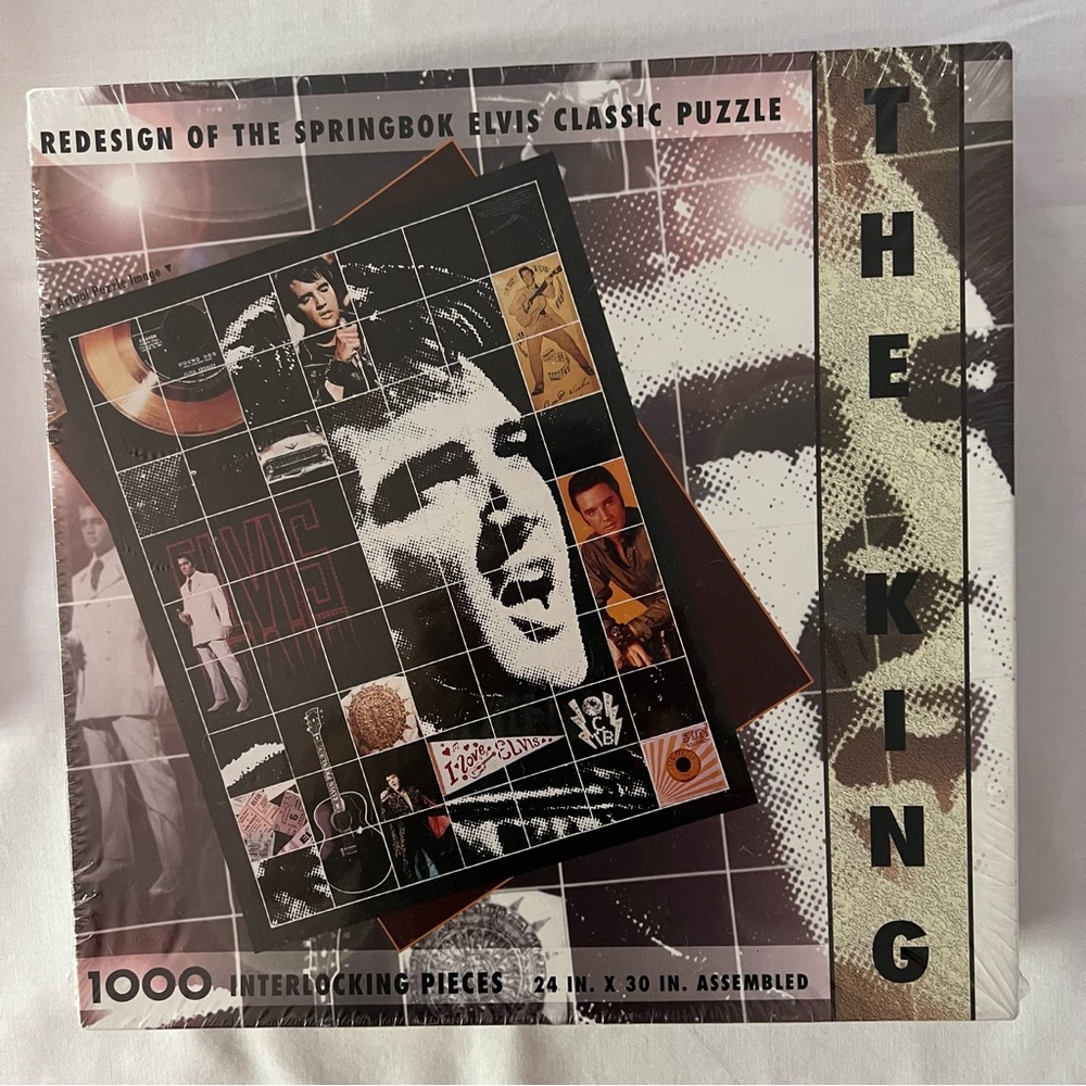 ELVIS THE KING 1000 PIECE  Interlocking PUZZLE  Springbok HALLMARK NEW SEALED